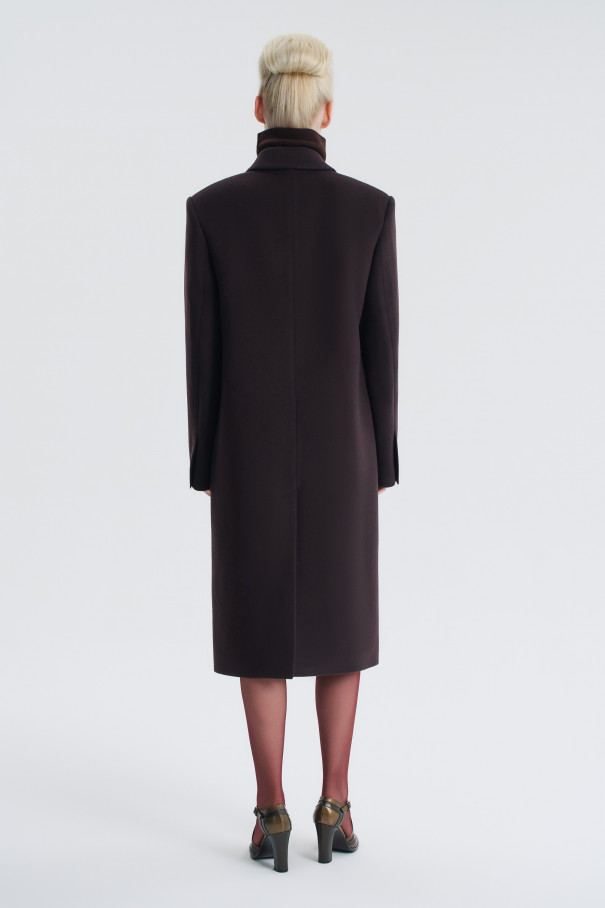 Пальто Mon trésor , коричневый, арт. FR25FW1CT430W120BR купить в интернет-магазине