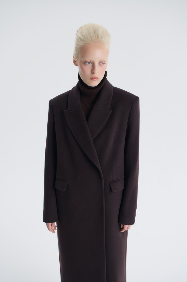 Пальто Mon trésor , коричневый, арт. FR25FW1CT430W120BR купить в интернет-магазине