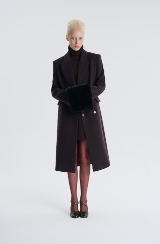 Пальто Mon trésor , Коричневый, арт. FR25FW1CT430W120BR купить в интернет-магазине