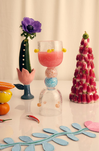 Набор стаканов Dotty Pink & Yellow , Мультицвет, арт. 5600844313806 купить в интернет-магазине