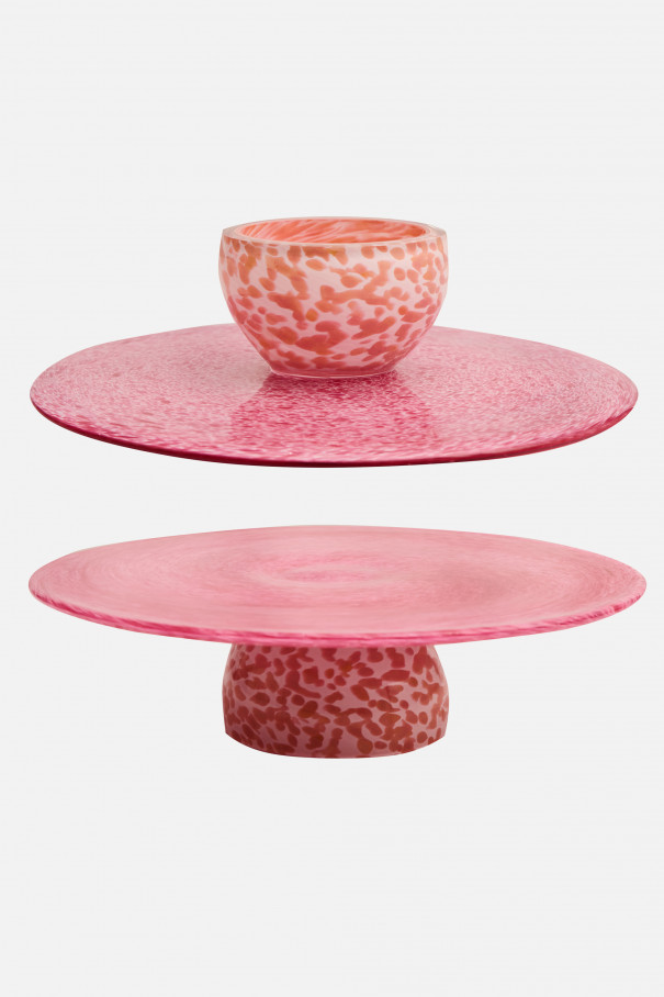 Подставка для торта/сервировочная чаша Pink , мультицвет, арт. 5600844313882 купить в интернет-магазине