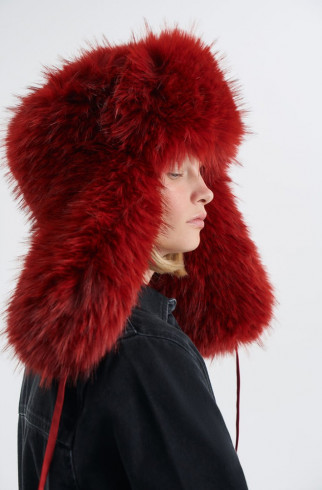 Шапка-ушанка Sonia , Красный, арт. FR25FW6HT00W200RD купить в интернет-магазине