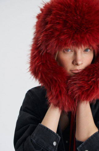 Шапка-ушанка Sonia , Красный, арт. FR25FW6HT00W200RD купить в интернет-магазине