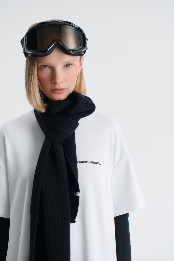 Шарф Alex , черный, арт. FR25FW6SF000K200BL купить в интернет-магазине