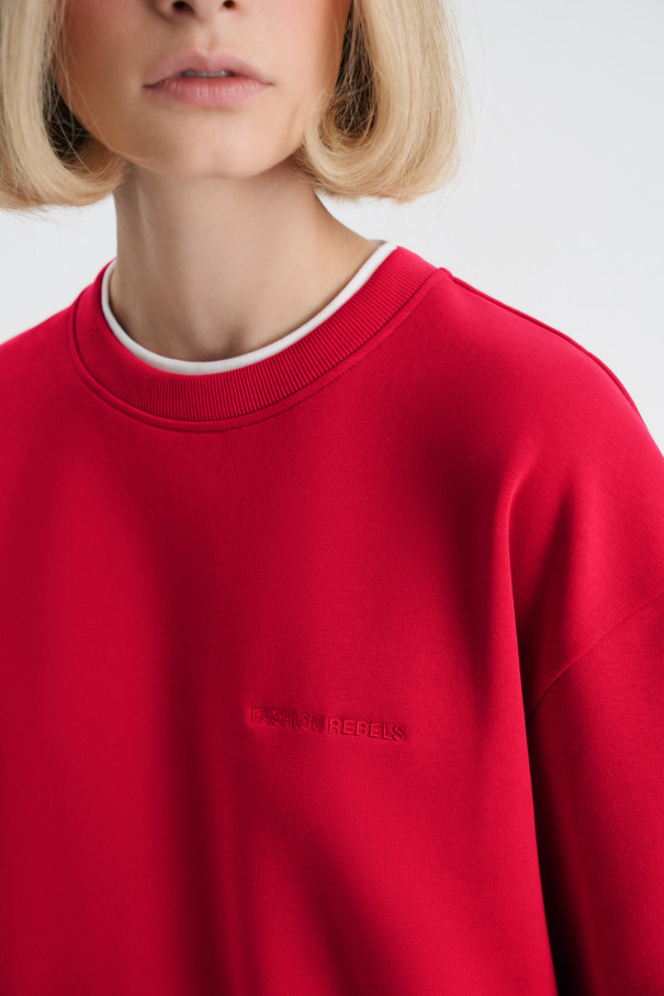 Свитшот Letty , красный, арт. FR26AW1SW400W320RD купить в интернет-магазине