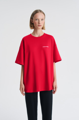 Футболка Rita , Красный, арт. FR25FW1TS2P2K500RD купить в интернет-магазине