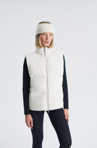 Жилет пуховый Lily , Молочный, арт. FR26AW1VS100W200ML купить в интернет-магазине