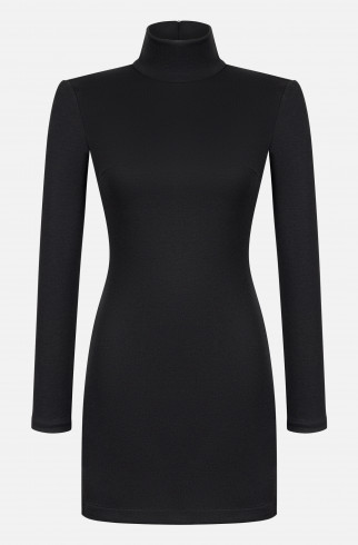 Платье Mon chaton без меха , Черный, арт. FR25FW1DR41W530BL купить в интернет-магазине