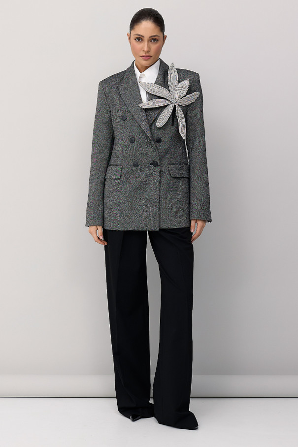 Брошь орхидея SLAVA , серебряный, арт. 22475477 купить в интернет-магазине