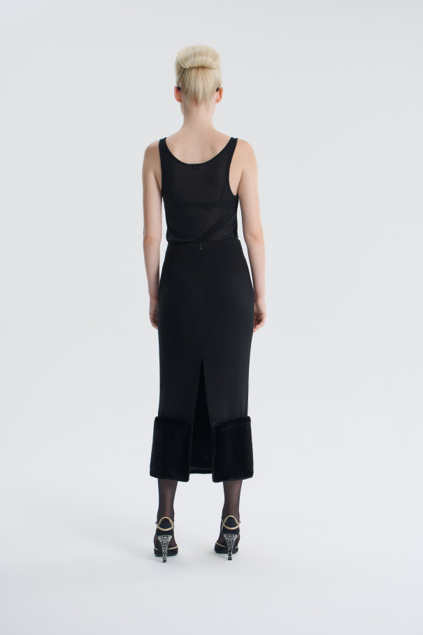 Юбка Ma chérie , черный, арт. FR25AW1SK2FRK450BL купить в интернет-магазине