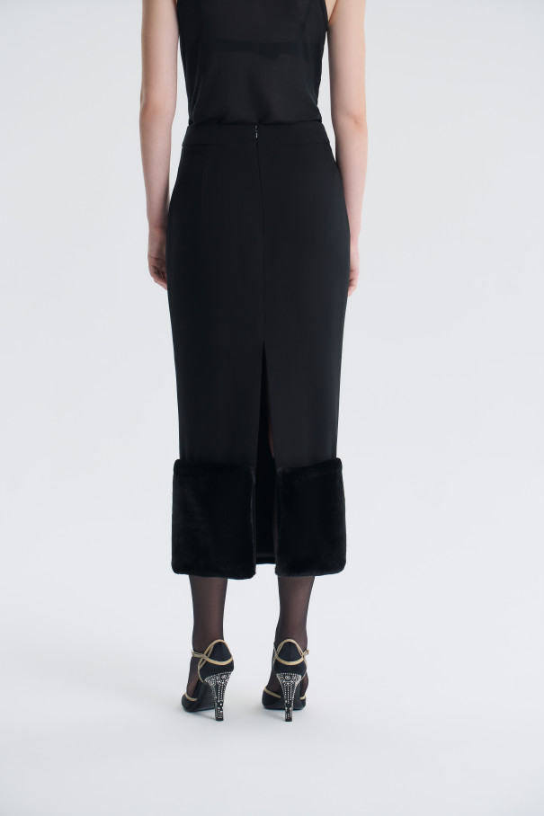 Юбка Ma chérie , черный, арт. FR25AW1SK2FRK450BL купить в интернет-магазине