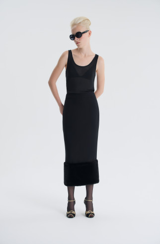 Юбка Ma chérie , Черный, арт. FR25AW1SK2FRK450BL купить в интернет-магазине