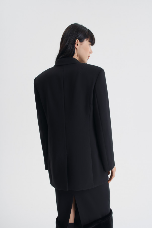 Жакет Mon chéri без меха , черный, арт. FR25AW1JC400K450BL купить в интернет-магазине