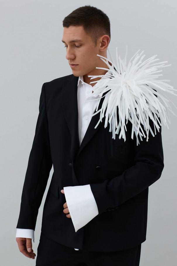 Брошь ACTINIA 25 см , молочный, арт. 22219122 купить в интернет-магазине