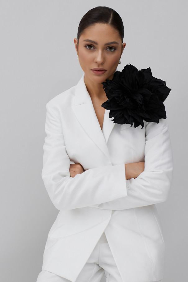 Брошь Pion, черный , черный, арт. 21447263 купить в интернет-магазине