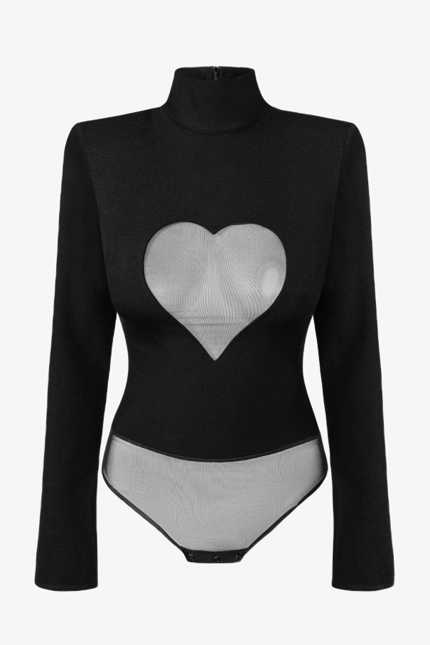 Боди Heart Out , черный, арт. 840 купить в интернет-магазине