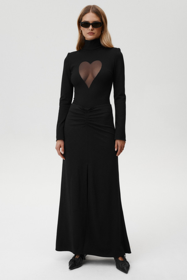 Боди Heart Out , черный, арт. 840 купить в интернет-магазине