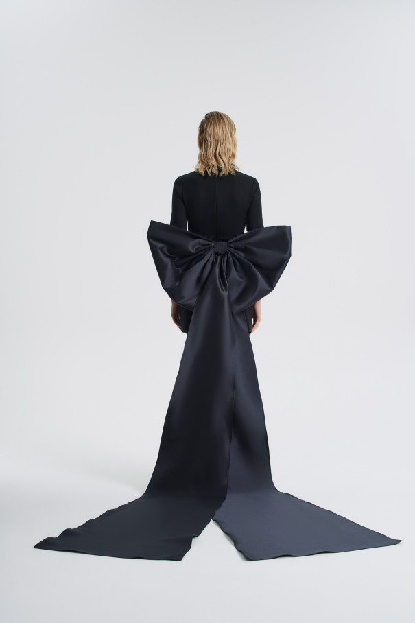 Бант трансформер , черный, арт. FR26NY1BW100W200BL купить в интернет-магазине