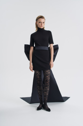 Бант трансформер , Черный, арт. FR26NY1BW100W200BL купить в интернет-магазине