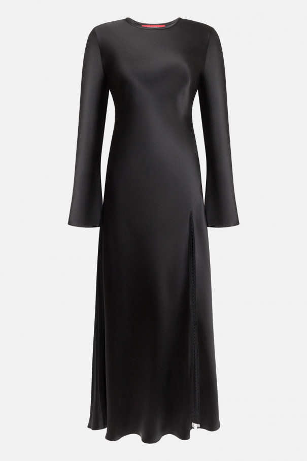 Платье с разрезом и кружевом , черный, арт. FR25FW1DR43LCW540BL купить в интернет-магазине