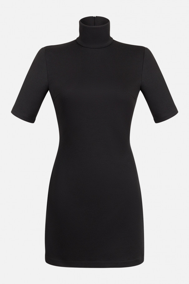 Платье-мини с высокой горловиной , черный, арт. FR26NY1DR210L600BL купить в интернет-магазине
