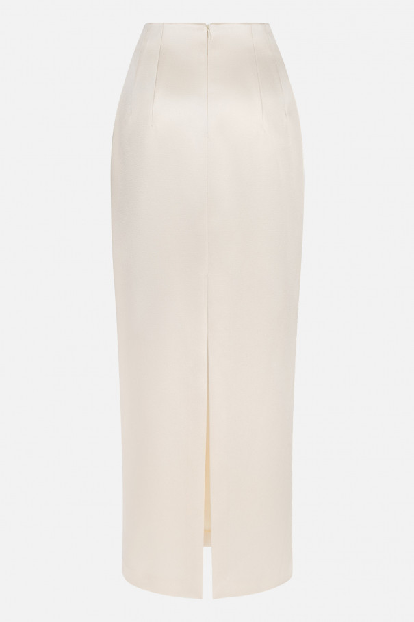 Юбка макси из тафты , молочный, арт. FR26NY1SK120W530ML купить в интернет-магазине