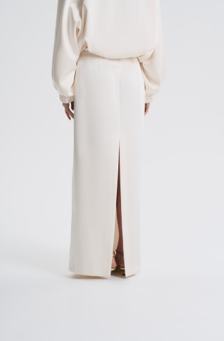 Юбка макси из тафты , Молочный, арт. FR26NY1SK120W530ML купить в интернет-магазине