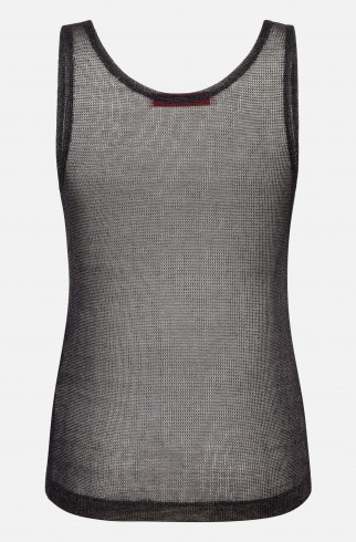 Майка из декоративной сетки , Черный, арт. FR26NY1TP100W320BL купить в интернет-магазине