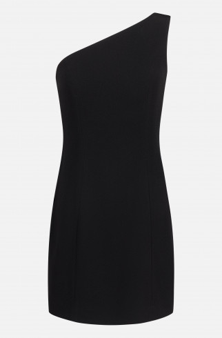 Платье на одно плечо , Черный, арт. FR26NY1DR50FLW530BL купить в интернет-магазине