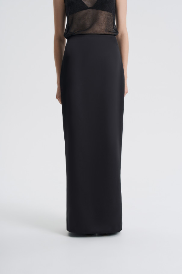 Юбка макси из тафты , черный, арт. FR26NY1SK120W530BL купить в интернет-магазине