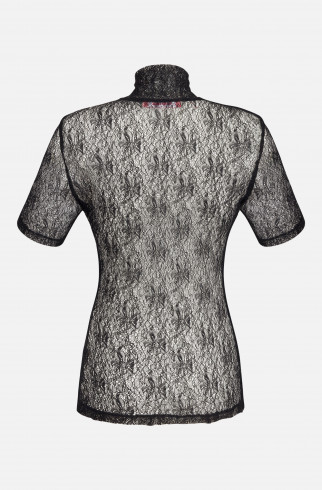 Топ из жатой сетки , Черный, арт. FR26NY1TP200W200BL купить в интернет-магазине