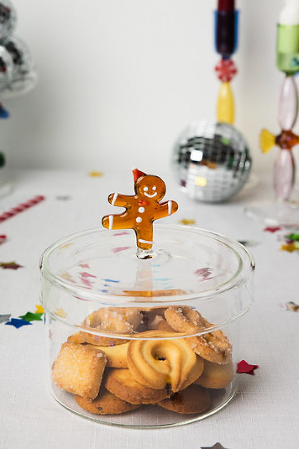 Коробка для печенья Gingerbread with Christmas hat ,  арт. 935209583 купить в интернет-магазине