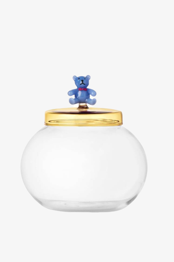 Коробка для печенья Teddy Bear, light blue , прозрачный, арт. 935209584 купить в интернет-магазине