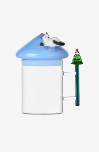 Кружка с крышкой Lying cat , Мультицвет, арт. 935209531 купить в интернет-магазине