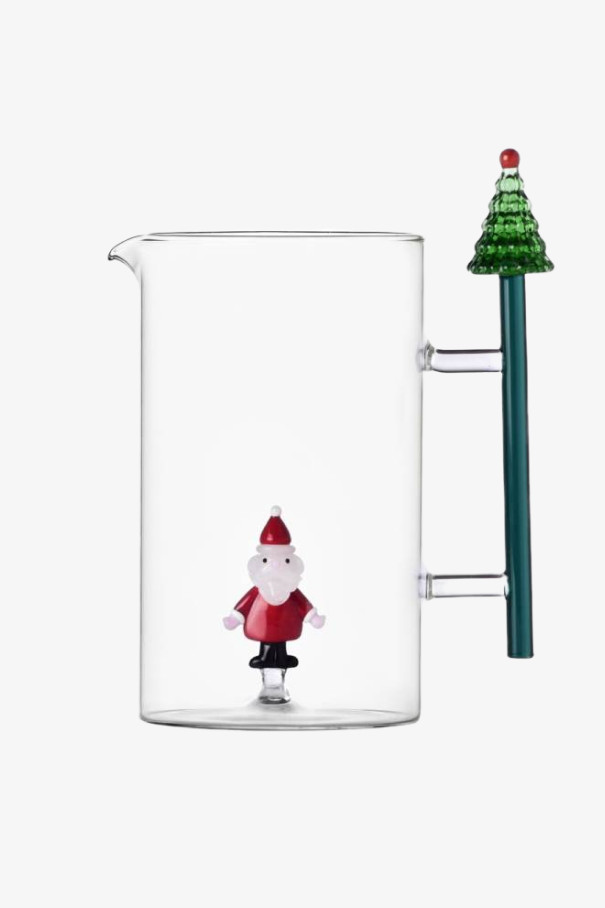 Кувшин Christmas tree handle & Santa Claus , прозрачный, арт. 935209530 купить в интернет-магазине