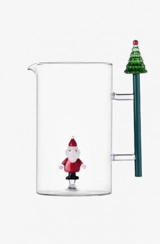 Кувшин Christmas tree handle & Santa Claus , Прозрачный, арт. 935209530 купить в интернет-магазине