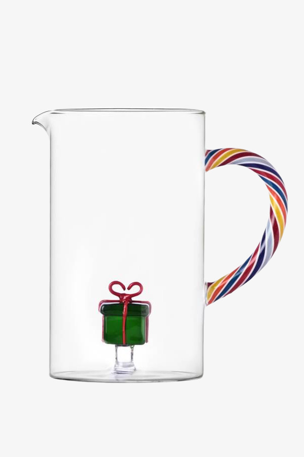 Кувшин Coloured handle & Green gift , прозрачный, арт. 935209597 купить в интернет-магазине