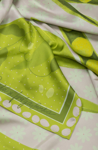 Платок drop#36 , Мультицвет, арт. FSSC36PO90DM купить в интернет-магазине