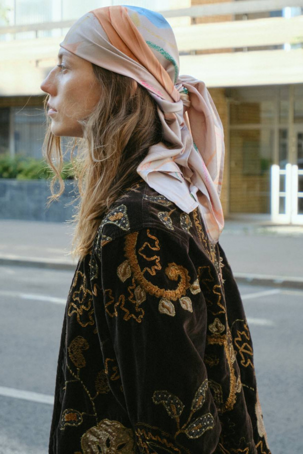 Платок drop#37 , мультицвет, арт. FSSC37PO85DM купить в интернет-магазине