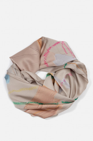 Платок drop#37 , Мультицвет, арт. FSSC37PO85DM купить в интернет-магазине
