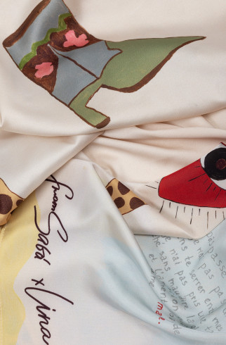 Платок drop#40 , Мультицвет, арт. FSB-40 купить в интернет-магазине