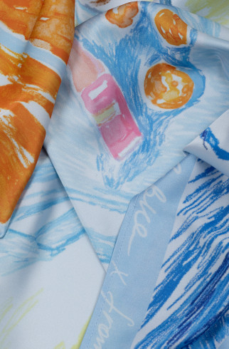 Платок Яндекс лавка х fromSabá , Мультицвет, арт. FSBY купить в интернет-магазине