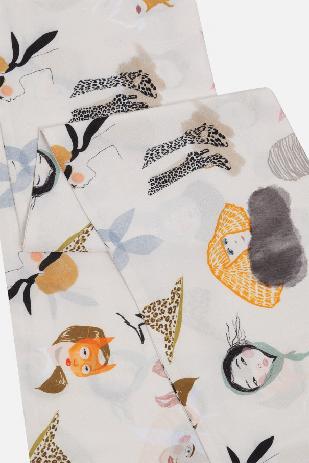 Твилли шарф , мультицвет, арт. FSTVSCPO10DM купить в интернет-магазине