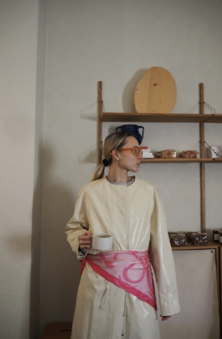 Платок drop#27 , Мультицвет, арт. FSSC27PO80DM купить в интернет-магазине