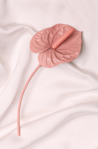 Брошь Антуриум, розовый , Розовый, арт. 36473656 купить в интернет-магазине