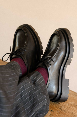 Дерби Bobbies Noreen , Черный, арт. S-W25WO-NRE01 купить в интернет-магазине