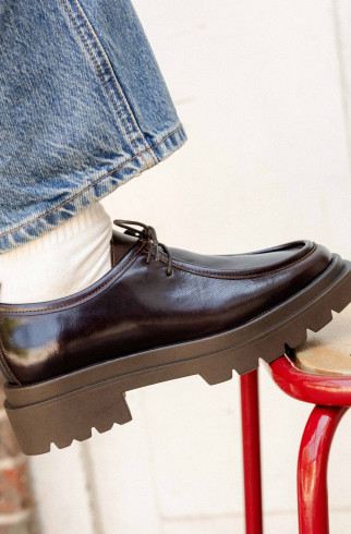 Дерби Bobbies Noreen , Темно-коричневый, арт. S-W25WO-NRE04 купить в интернет-магазине