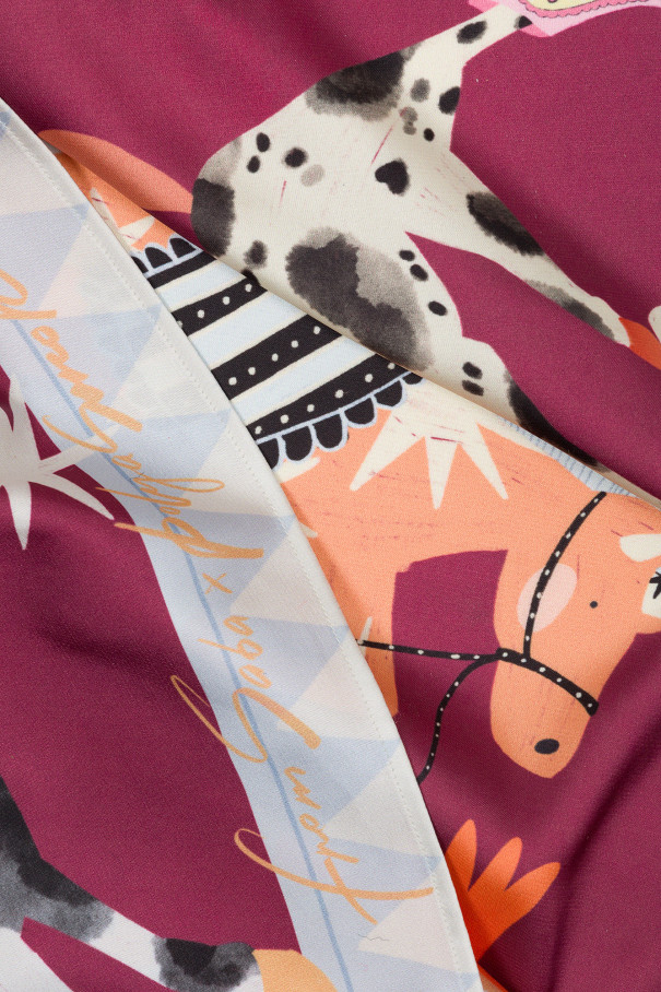 Платок drop#43 , мультицвет, арт. FS-12261 купить в интернет-магазине