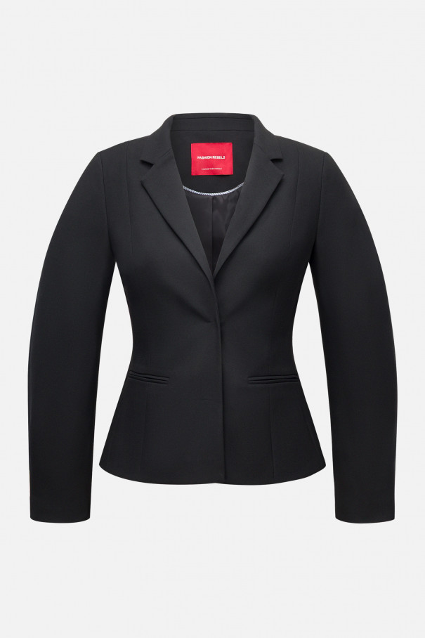 Жакет приталенный , черный, арт. FRASSJC00BL купить в интернет-магазине