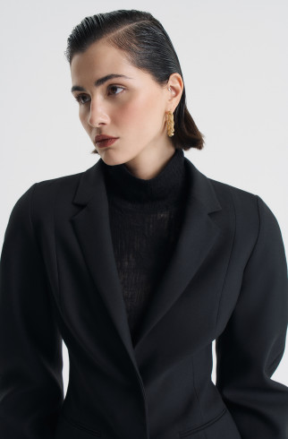 Жакет приталенный , Черный, арт. FRASSJC00BL купить в интернет-магазине